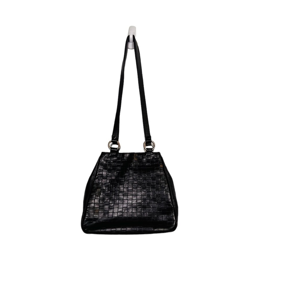 LAUREN‎ ALEXANDRA  Vintage Black Leather Shoulder bag